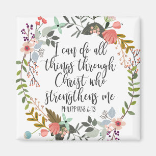 Philippinen 4:13 Ich kann alles tun Magnet