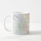 Philippinen 4:13 Ich kann alles tun rosa floral Kaffeetasse (Links)