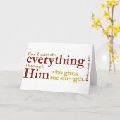 Philippinen 4:13 karte (Gelbe Blume)