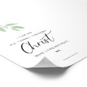 Philippinen 4:13 Kinder Bibeldruck Poster (Ecke)