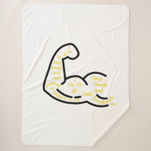 Philippinen 4:13 KJV Bibelverse Sherpadecke