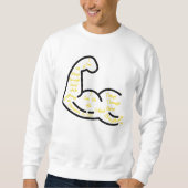 Philippinen 4:13 KJV Bible Verse Men's Sweatshirt (Vorderseite)