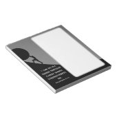 Philippinen 4:13 KJV Bible Verse Riesenstein Notizblock (angewinkelt)