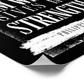 Philippinen 4:13 Kunst der Schrift Poster (Ecke)