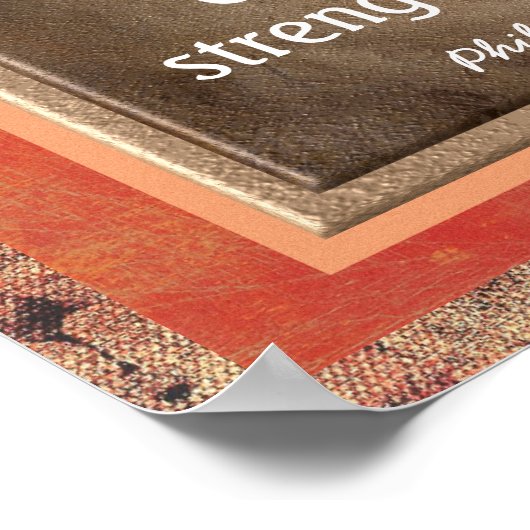 Philippinen 4:13 Kunstdrucke Poster (Ecke)