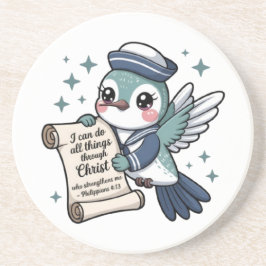 Philippinen 4:13 Navy Sailor Hummingbird Untersetz Getränkeuntersetzer