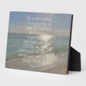 Philippinen 4:13 Peace Bible Verse Beach Christlic Fotoplatte (Seite)