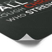 Philippinen 4:13 poster (Ecke)