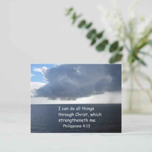 Philippinen 4:13 postkarte (Stehend Vorderseite)