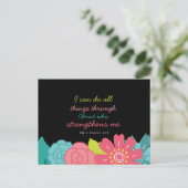 Philippinen 4:13 postkarte (Stehend Vorderseite)