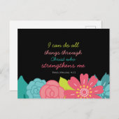 Philippinen 4:13 postkarte (Vorne/Hinten)