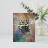 Philippinen 4:13 postkarte (Stehend Vorderseite)