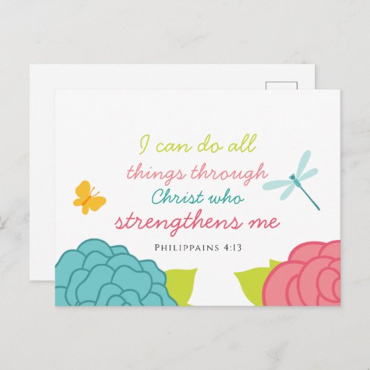 Philippinen 4:13 Postkarte (Vorne/Hinten)