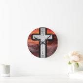 Philippinen 4:13 runde wanduhr (Zuhause)