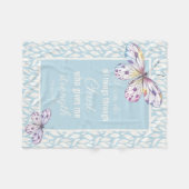 Philippinen 4:13 Schmetterling Fleece Blanket (Vorderseite (Horizontal))