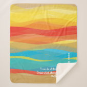 Philippinen 4:13 Wüstenwaves Sherpa Blanket Sherpadecke (Vorderseite)