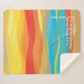 Philippinen 4:13 Wüstenwaves Sherpa Blanket Sherpadecke (Vorderseite (Horizontal))