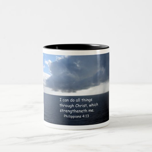 Philippinen 4:13 zweifarbige tasse (Mittel)