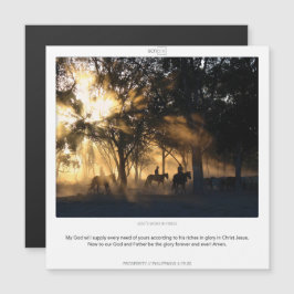 Philippinen 4:19-20 PROSPERITY SCRIPIX Magnetkarte Magneteinladung