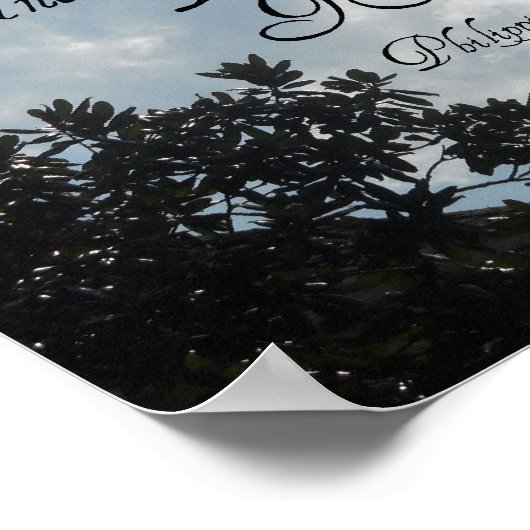 Philippinen 4:4 poster (Ecke)