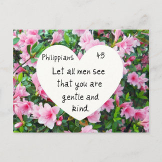 Philippinen 4:5 postkarte