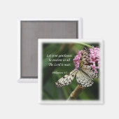 Philippinen 4:5 Schmetterlingsfliege-Blume Magnet (Vorderseite/Rückseite)