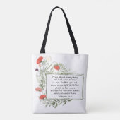 Philippinen 4:6-7 beten mehr Besorgnis erregend we Tasche (Rückseite)