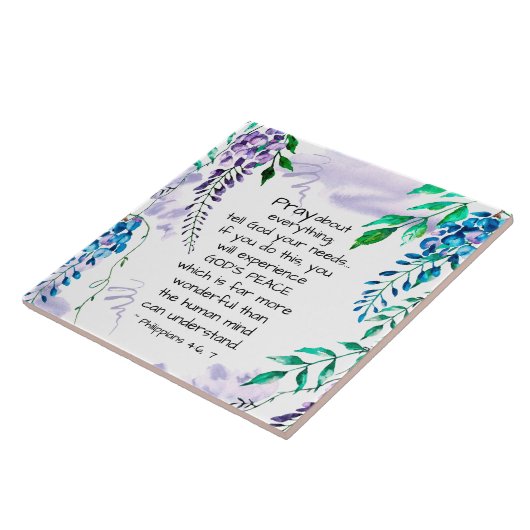 Philippinen 4:6-7 Betet über alles Fliese (Seite)