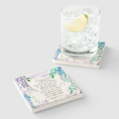 Philippinen 4:6-7 Betet über alles Steinuntersetzer (Seitenansicht)