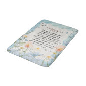 Philippinen 4:6-7 Christliche Bibelverse Wasserfar Badematte (Schrägansicht)