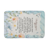 Philippinen 4:6-7 Christliche Bibelverse Wasserfar Badematte (Vorderseite)