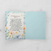 Philippinen 4:6-7 Christliche Bibelverse Wasserfar Karte (Innenseite)