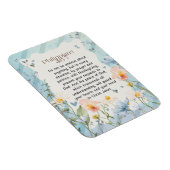 Philippinen 4:6-7 Christliche Bibelverse Wasserfar Magnet (Rechte Seite)