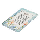 Philippinen 4:6-7 Christliche Bibelverse Wasserfar Magnet (Linke Seite)