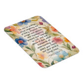 Philippinen 4:6-7 Christliche Bibelverse Wasserfar Magnet (Rechte Seite)