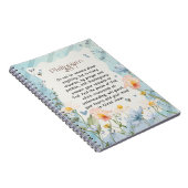 Philippinen 4:6-7 Christliche Bibelverse Wasserfar Notizblock (Rechte Seite)