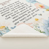 Philippinen 4:6-7 Christliche Bibelverse Wasserfar Sherpadecke (3/4)