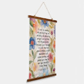 Philippinen 4:6-7 Christliche Bibelverse Wasserfar Wandteppich Mit Holzrahmen (Gewinkelt)