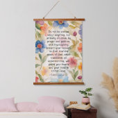 Philippinen 4:6-7 Christliche Bibelverse Wasserfar Wandteppich Mit Holzrahmen (Schlafzimmer)