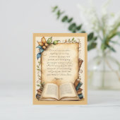 Philippinen 4:6-7 Christliche Bibelversen Kunst Postkarte (Stehend Vorderseite)