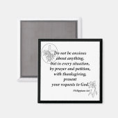 Philippinen 4:6-7 magnet (Vorderseite/Rückseite)