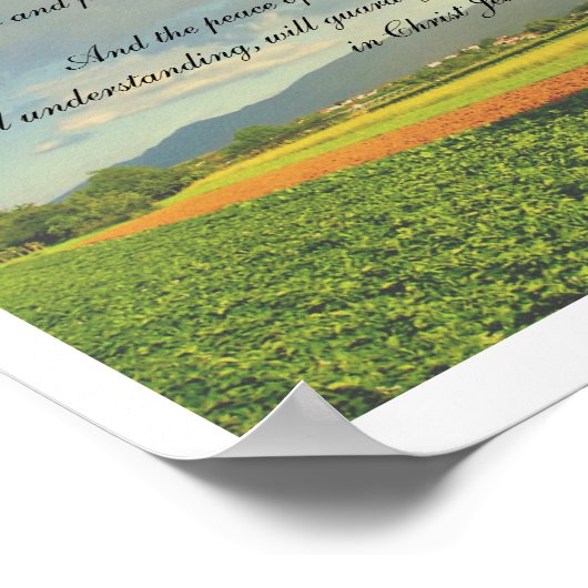 Philippinen 4:6-7 poster (Ecke)