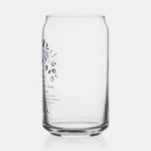 Philippinen 4:6-7 Schrift Purple Flowers Dosenglas (Links)