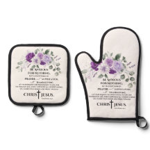 Philippinen 4:6-7 Schrift Purple Flowers