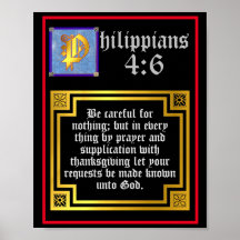 Philippinen 4:6 beleuchtete Buchstabenbibliotheke