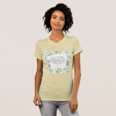 Philippinen 4:6, Bibelverse, T-Shirt (Vorne ganz)