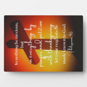 Philippinen 4:6 fotoplatte (Vorderseite)