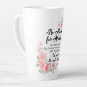 Philippinen 4:6 Fürchten Sie auf nichts Rosa Milchtasse (Linke Ecke)