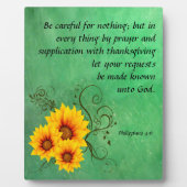 Philippinen 4:6 Plaque Fotoplatte (Vorderseite)