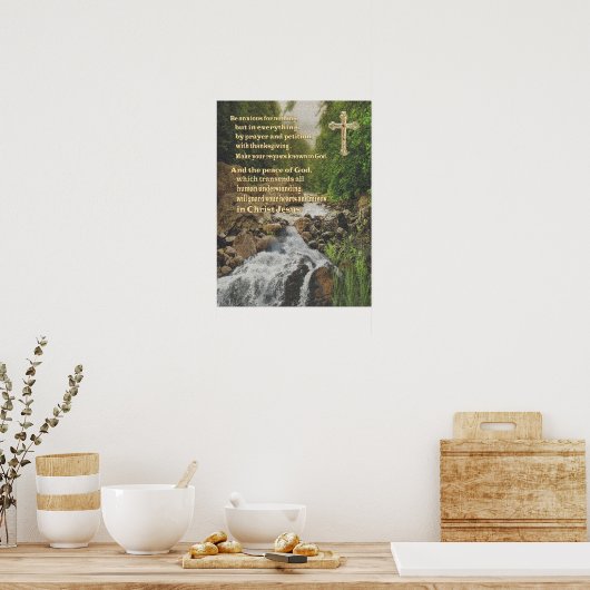 Philippinen 4:6 poster (Küche)